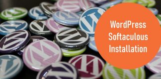 wordpress softaculous installation